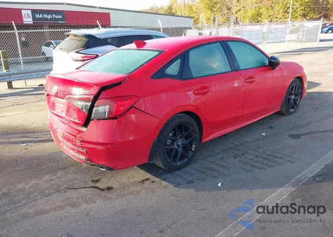 2024 Honda Civic Sport из США, поврежденный, VIN 2HGFE2F52RH569985